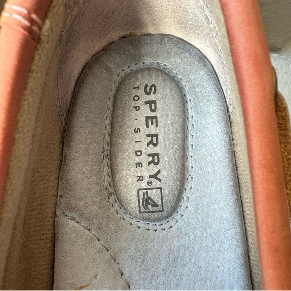 Sperry Top-Sider Women’s Angelfish Salmon Color 100% Leather Boat Shoe - Picture 8 of 8